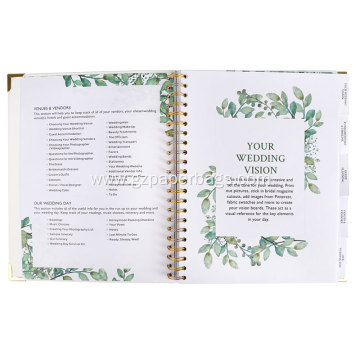 Best A4 Spiral Wedding Planning Book for Brides